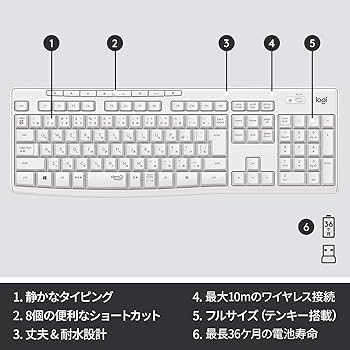 Logitech ホワイト USB接続 キーボードとマウスセット Amazon.co.jp: 【ホワイトセット】Logicool G ゲーミング